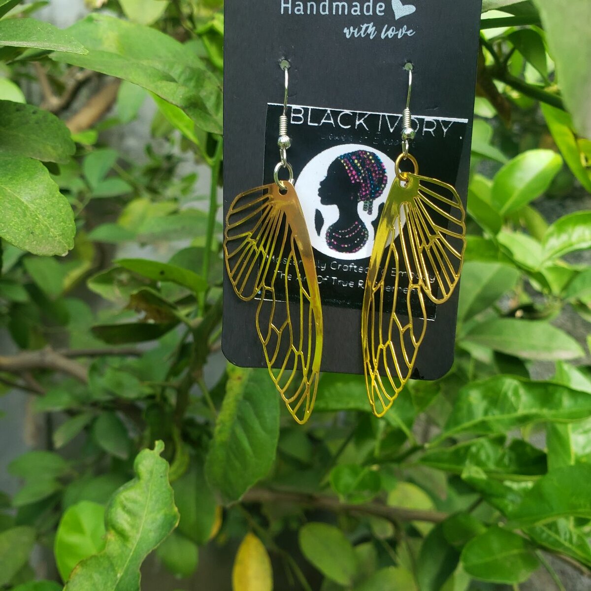 Hand made Winged Earrings