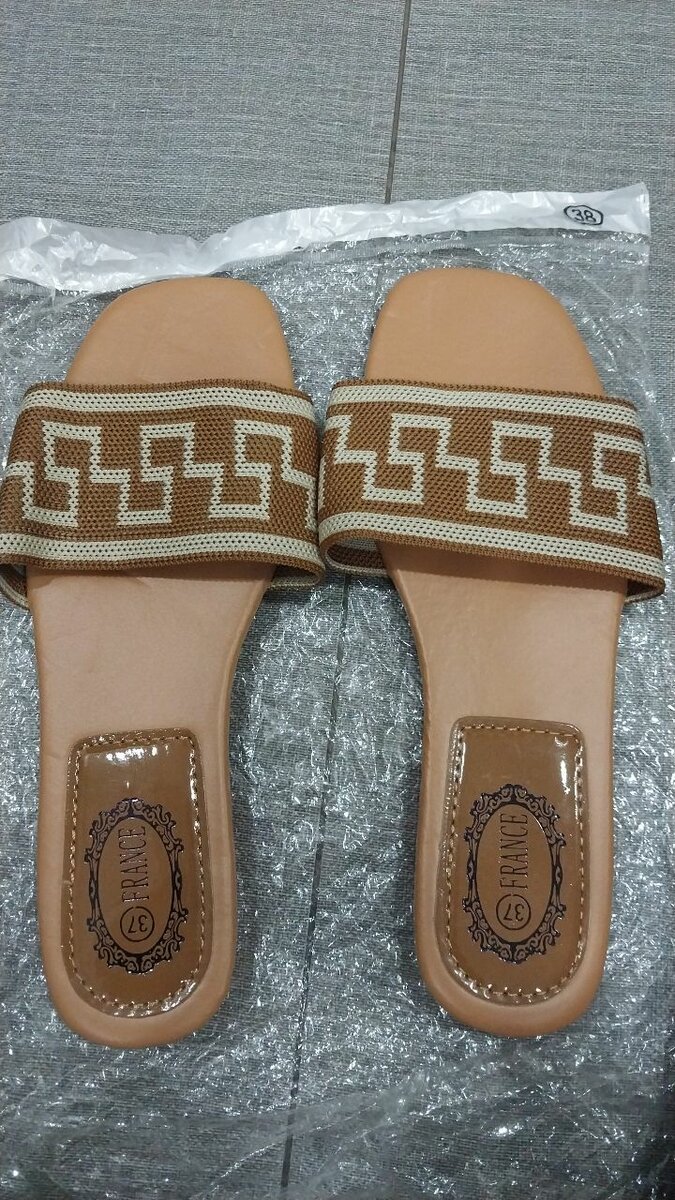 Sandales décontractées en tissage