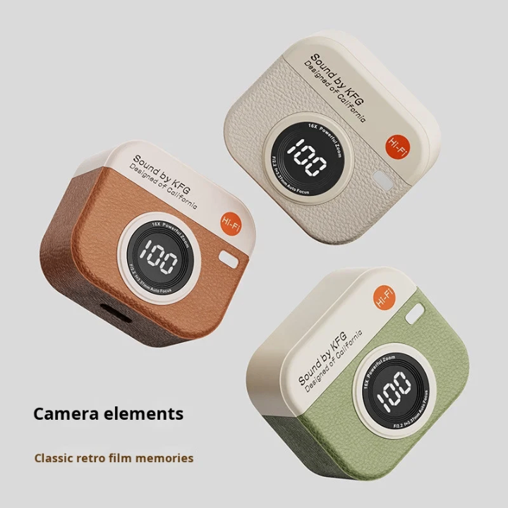 Écouteurs rétro Hi-Fi élégants