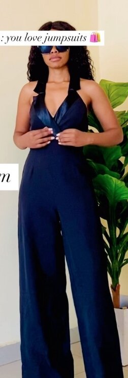 Black women's suit m