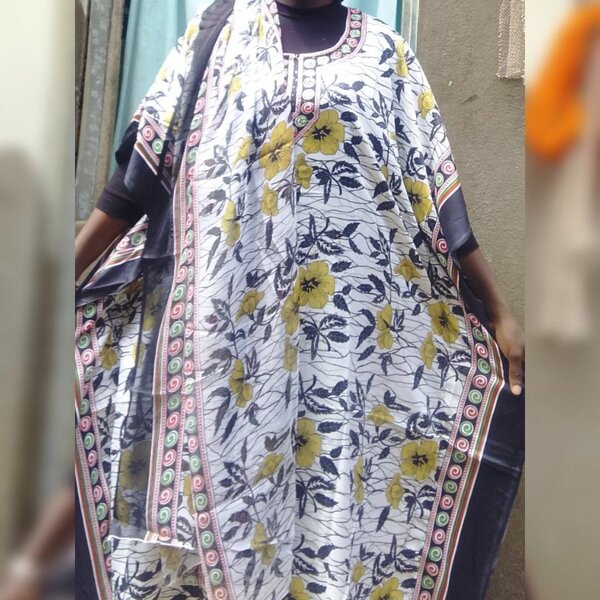 Robe longue africaine colorée