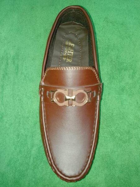 Brown loafers shoes