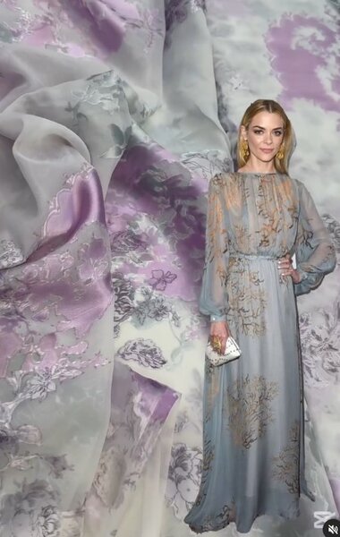 Красивый натуральный шёлк шифон