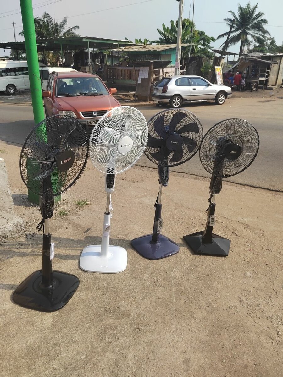 Ventilateurs sur pied réglables