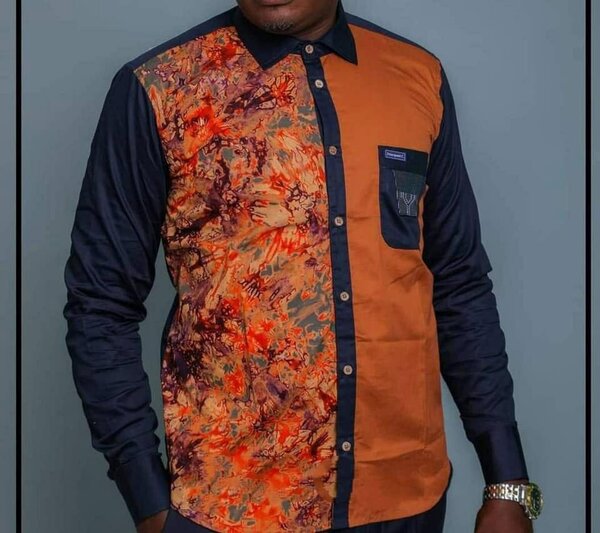 Chemise à motifs élégante