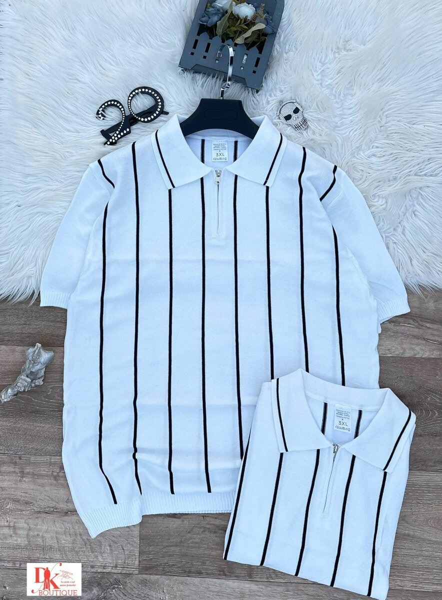Polo rayé pour homme