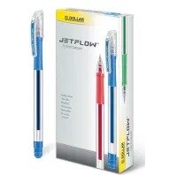 Dollar JetFlow (10 Pens Pack) Hybrid Ball Pen 0.7mm - Ballpoint Pens
