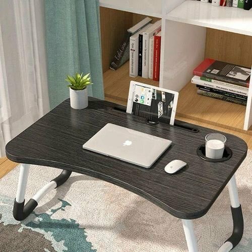 Portable Labtop Computer Table - Black