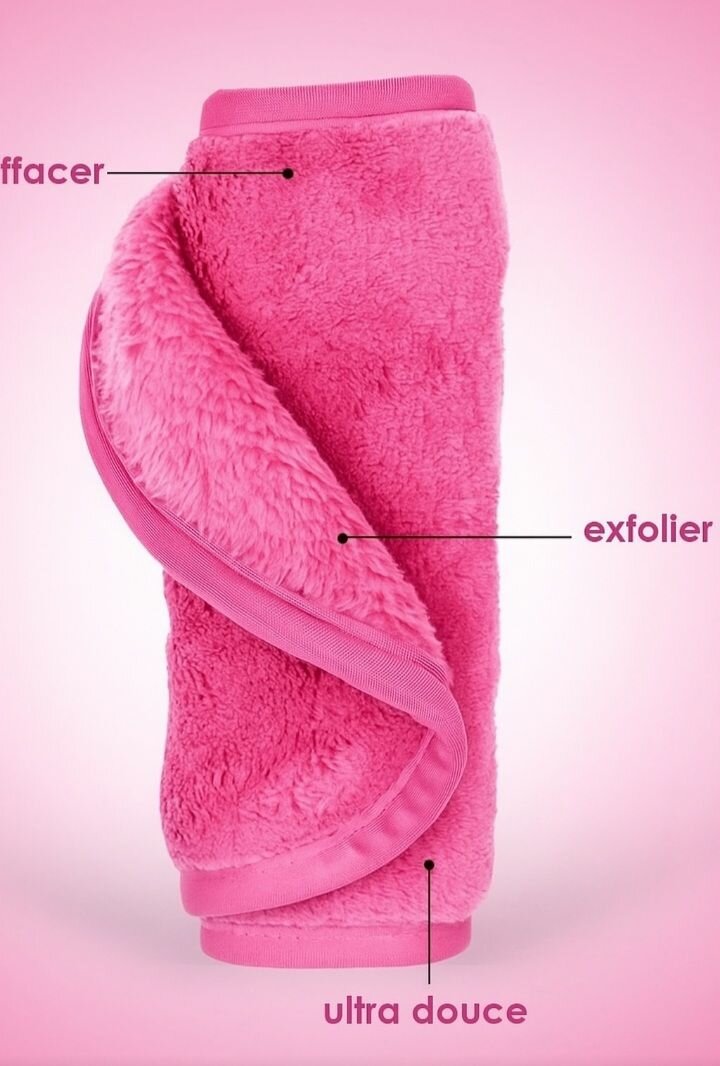 Serviette démaquillante douce