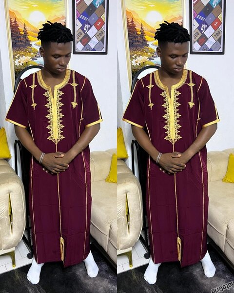 Boubou Africain Homme Élégant