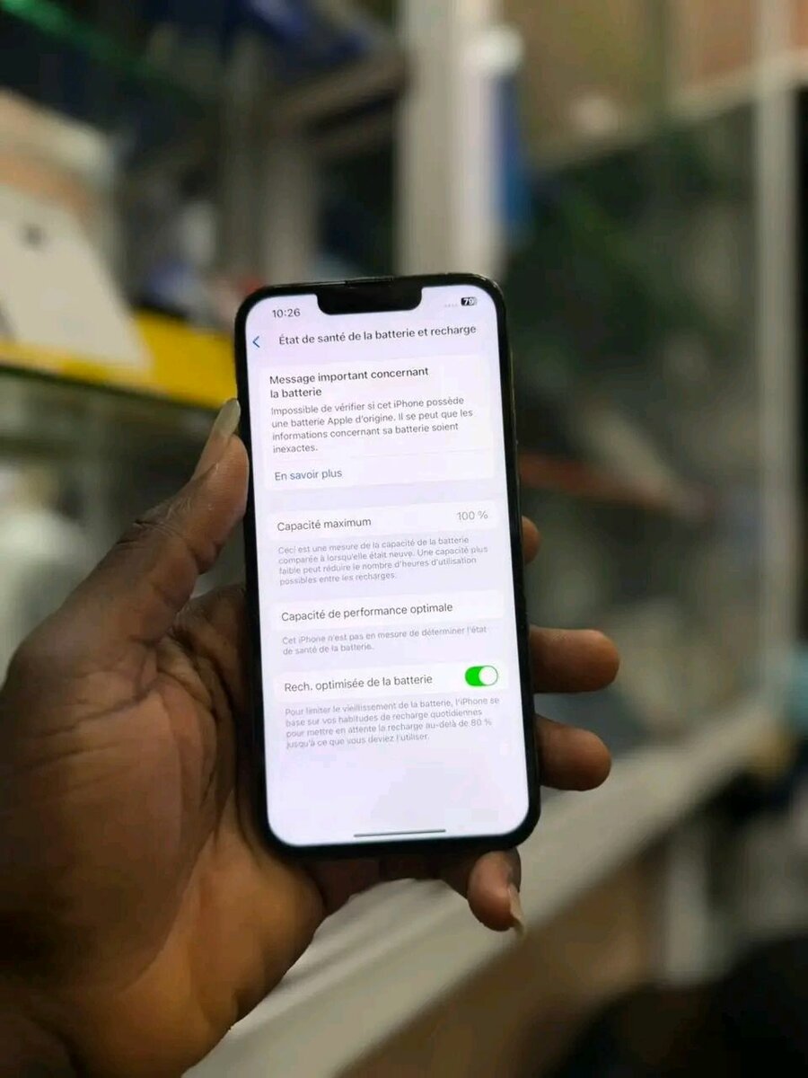 Smartphone dernier modèle