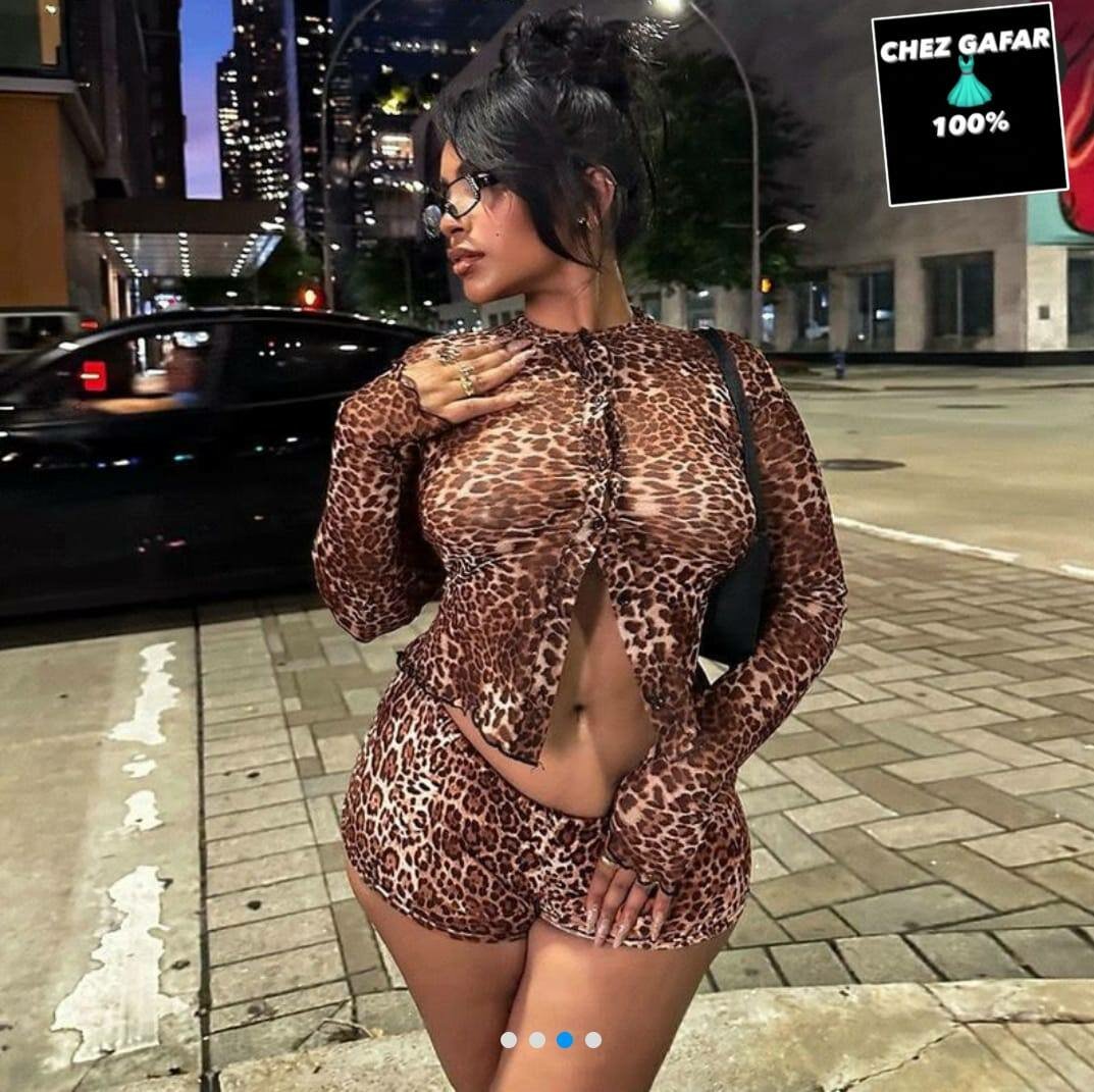 Ensemble Léopard Glamour