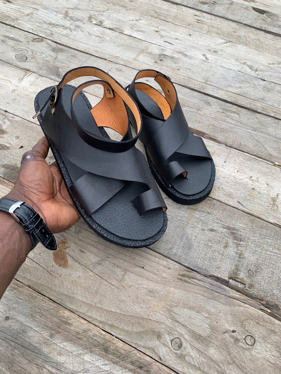 Sandales Homme en Cuir Élégantes