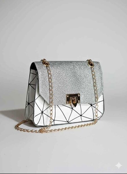 Sac à main géométrique chic