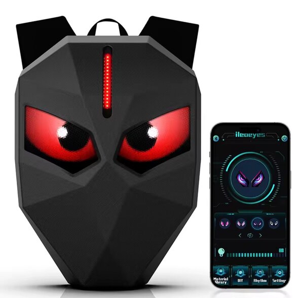Sac à dos LED interactif moto