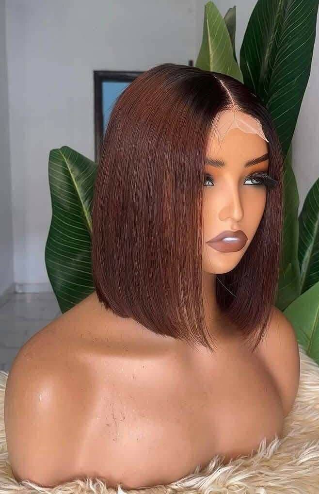 Perruque Lace Bob Brun