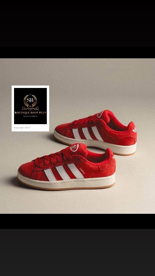 BASKET ADIDAS campus 00s rouge original dans carton