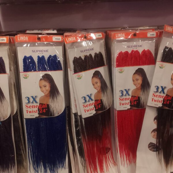 Extensions cheveux synthétiques ondulés