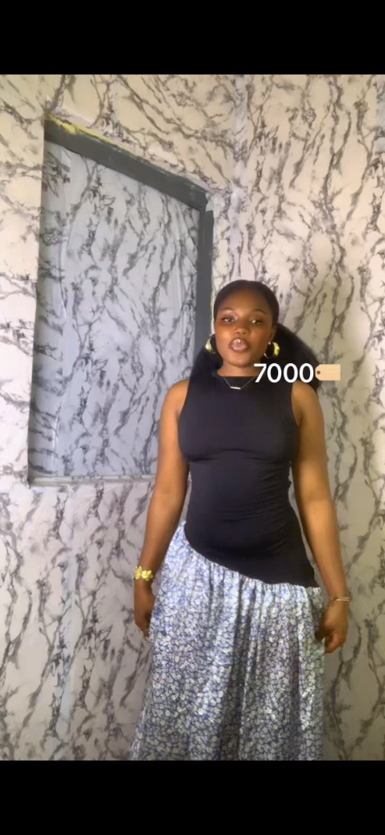 Jupe longue fleurie élégante