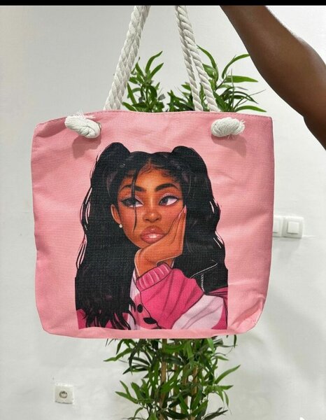 Sac cabas illustré tendance