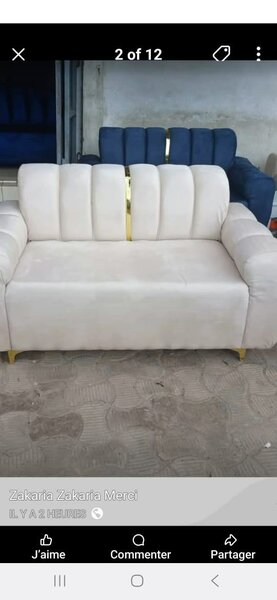 Canapé moderne en velours