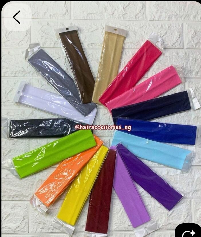 Lot de bandeaux colorés