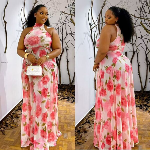 Robe longue florale élégante