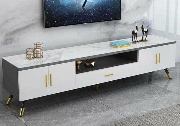 Meuble TV moderne en marbre