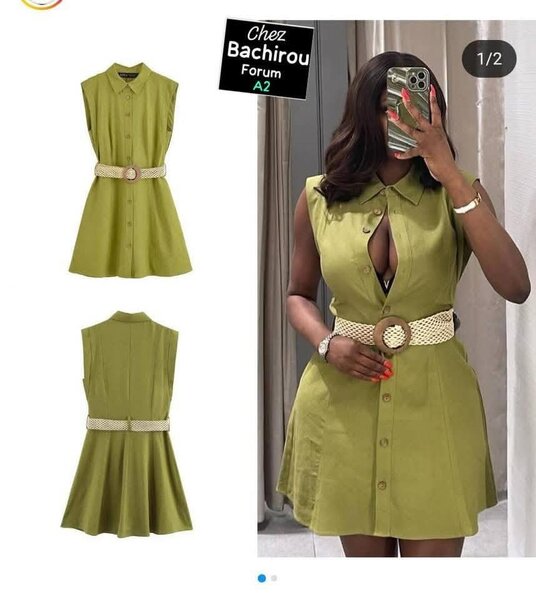 Élégante Robe Tricotée Rose