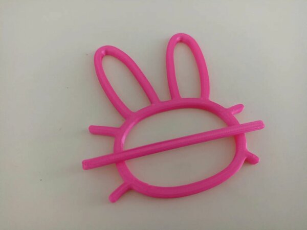 Rabbit hair pin