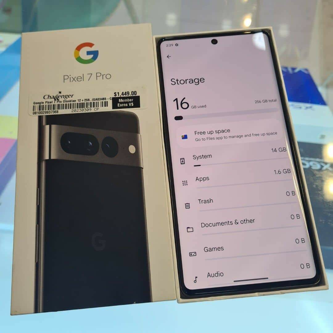 Google pixel 7pro 128gb/12gb ram a week used very neat 5000m