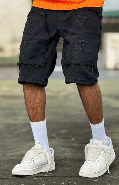 Shorts en denim décontracté