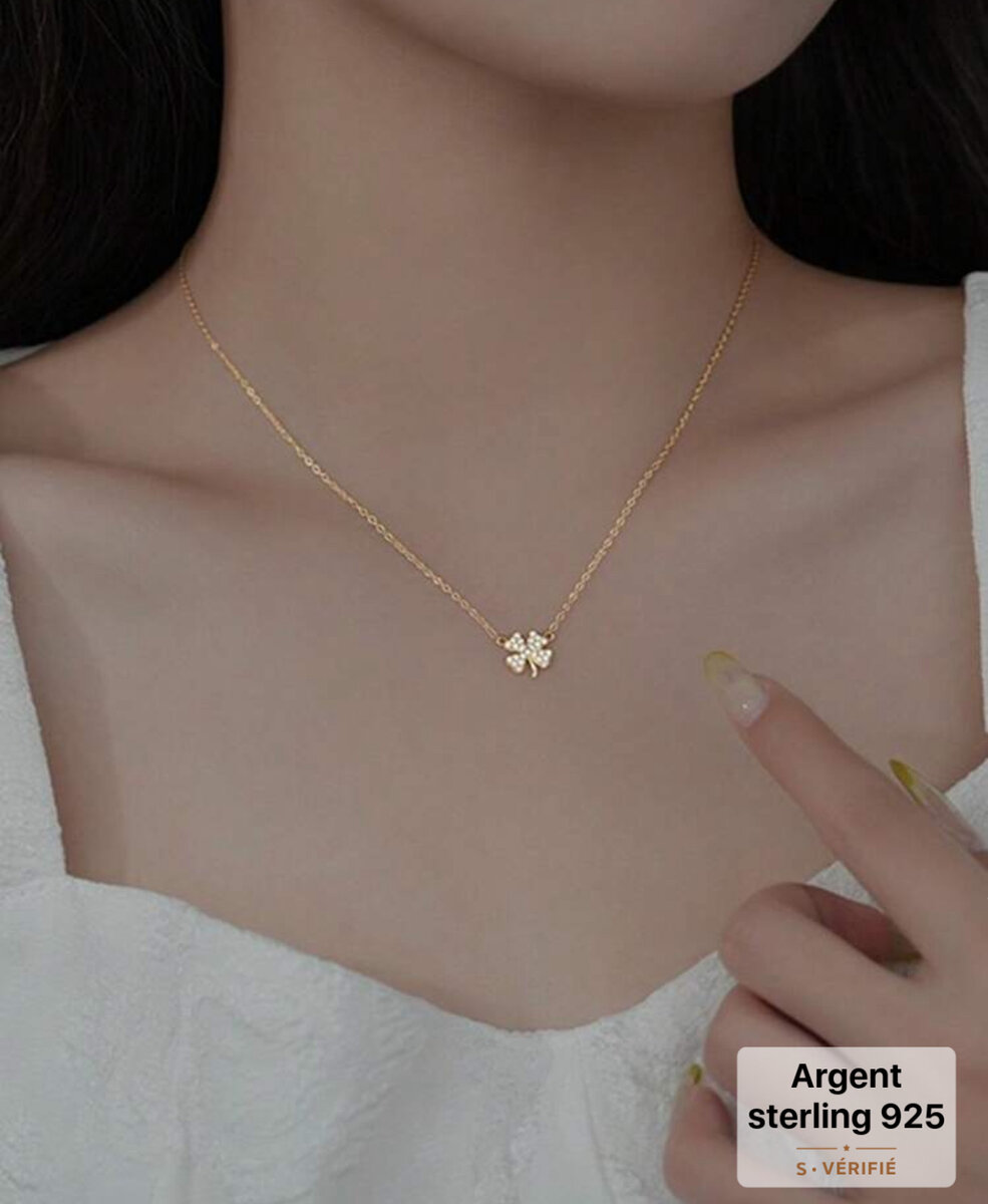 Collier Trèfle Argent 925