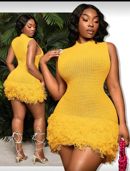 Robe en tricot pour femmes, tenue élégante