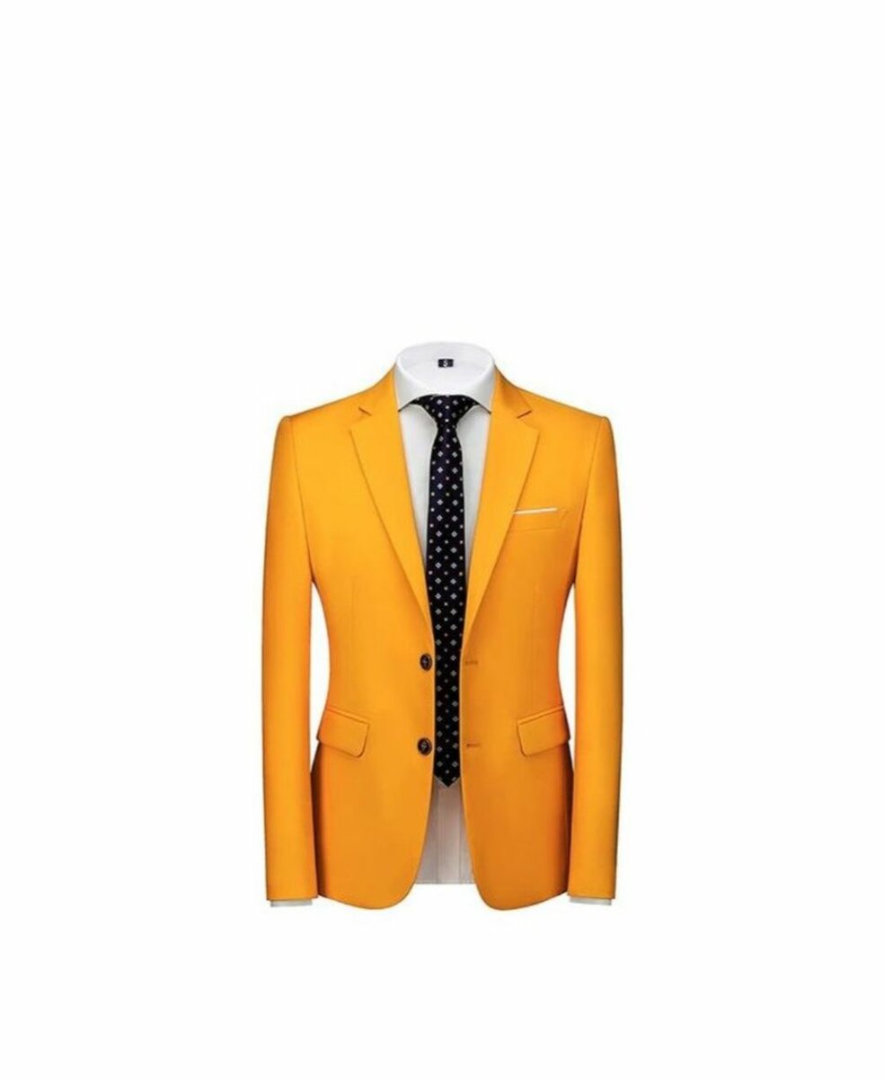 Ensemble VESTE 02 Piece-JAUNE
