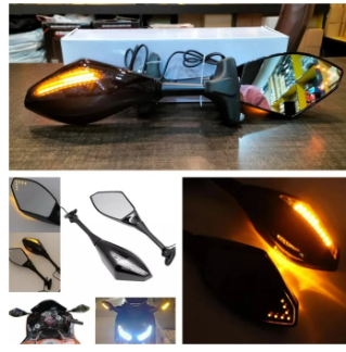 MOTORCYCLE MIRROR FAIRING LED MIRRORS