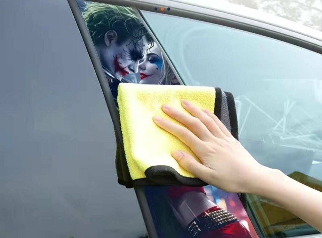 3D наклейки между дверями вашего авто