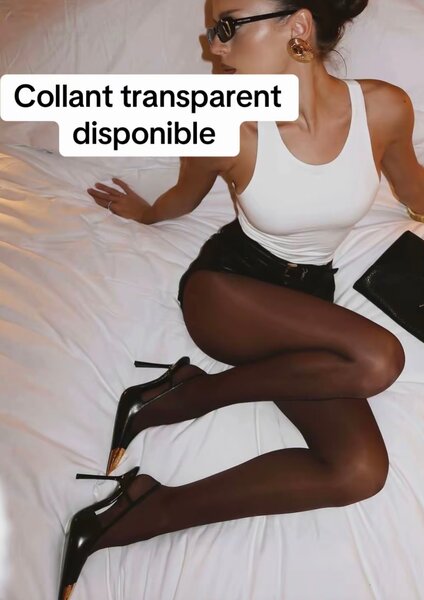 Collants transparents élégants