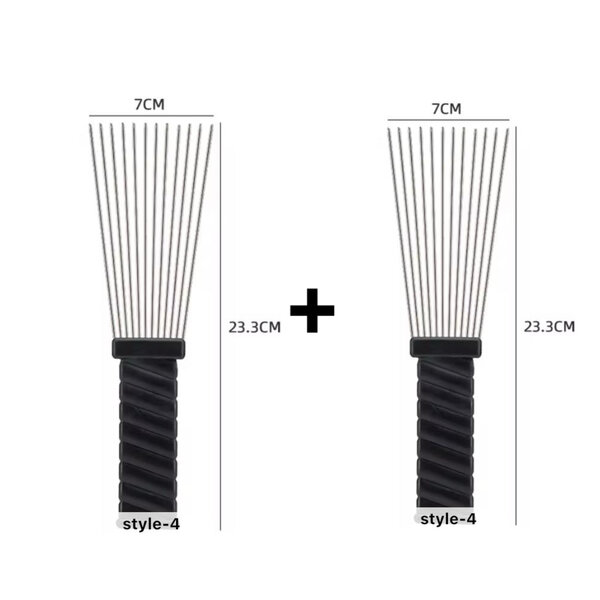 2 PEIGNES AFRO  LONG