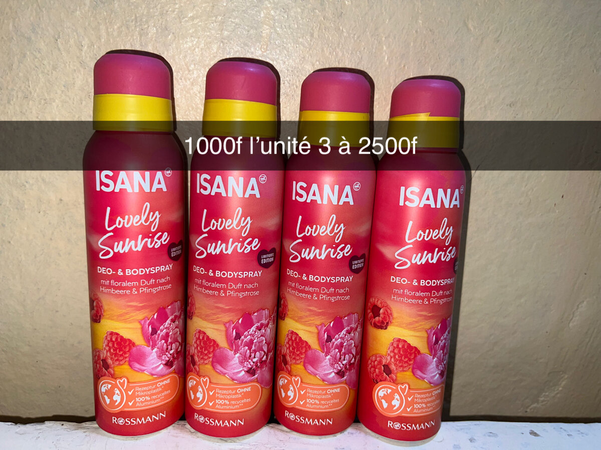 Spray Déodorant Isana Parfumé