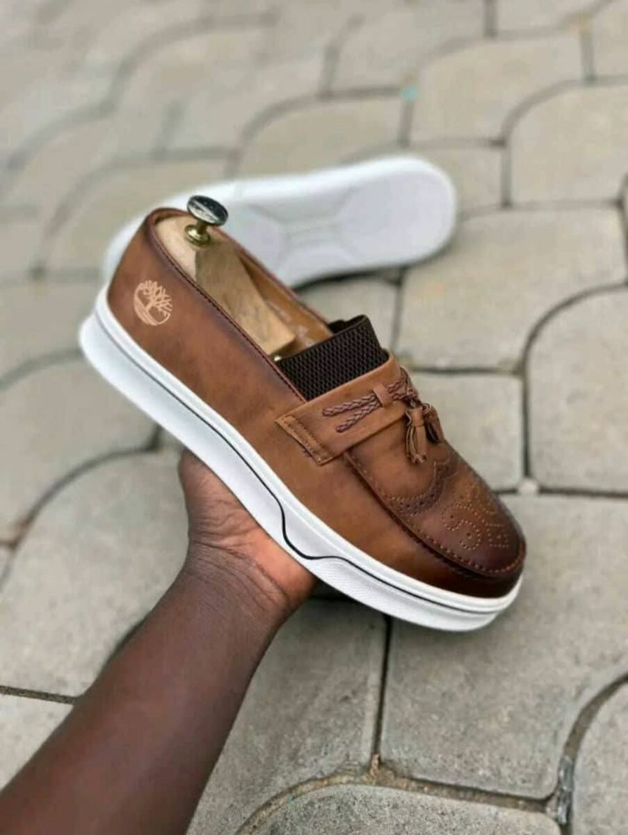 Chaussures mocassins en cuir