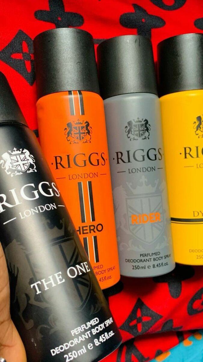 Riggs body spray