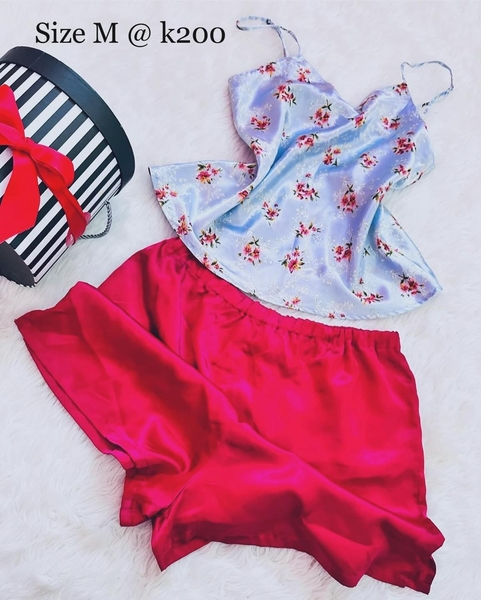 Lingerie blanc rouge