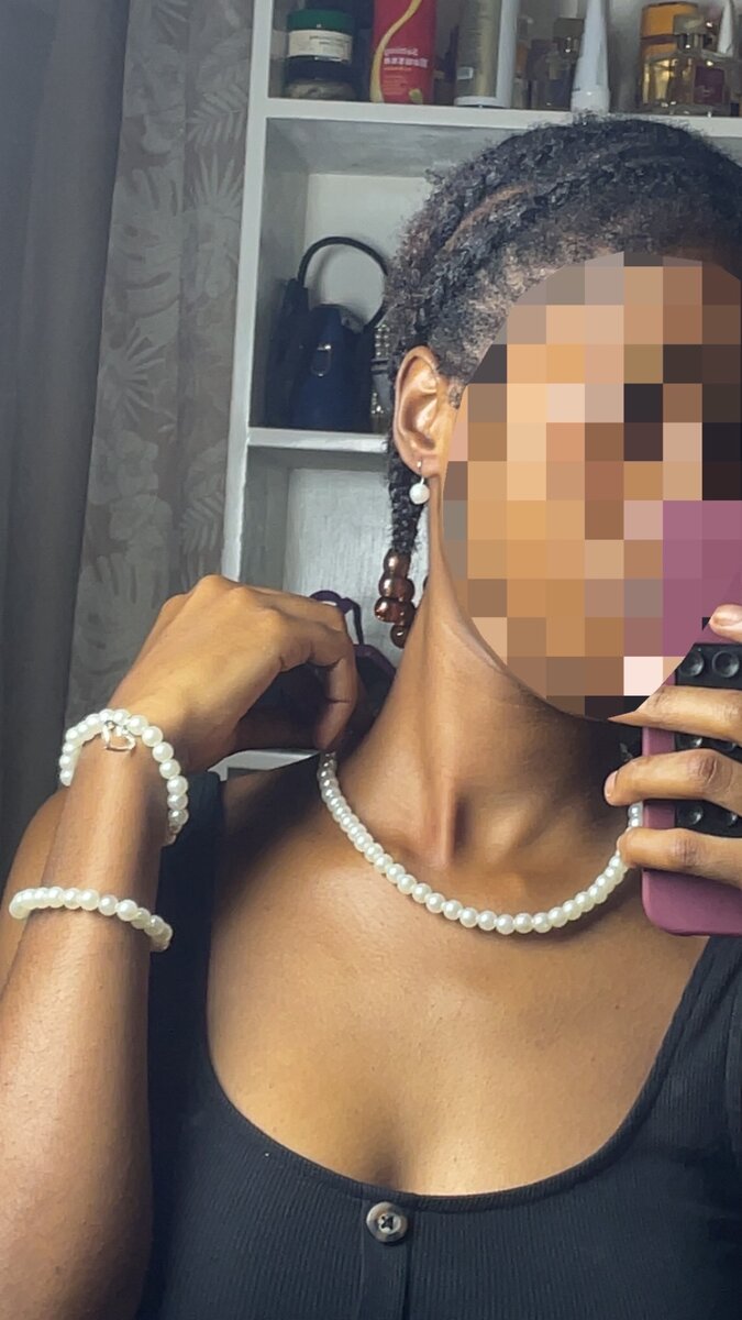 Parure Collier et Bracelet Perles