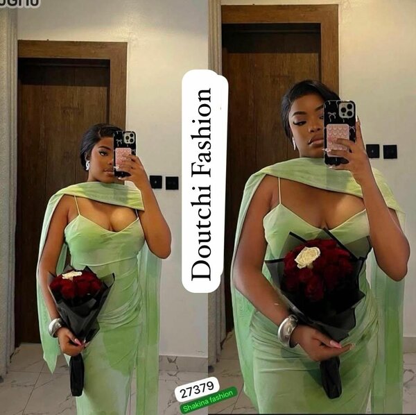 Robe Verte Élégante