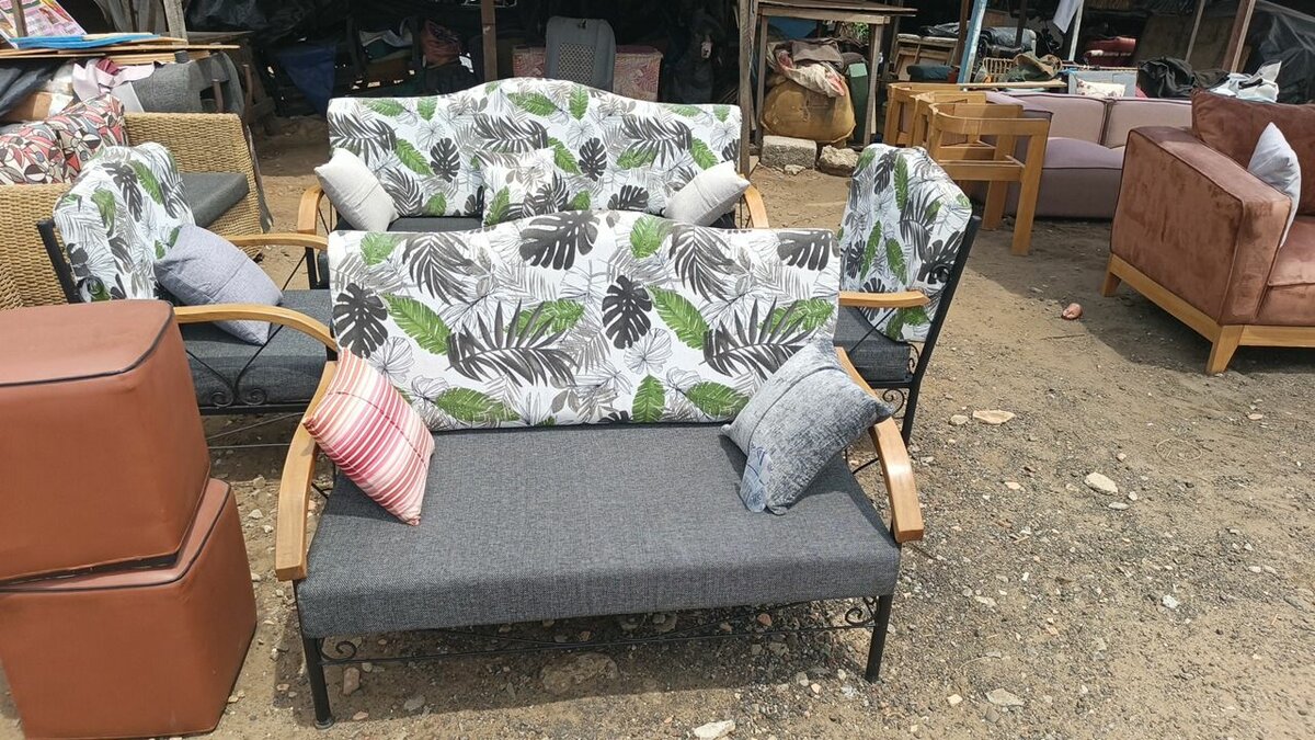 Ensemble de fauteuil en fer