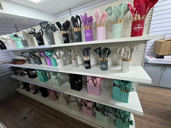 Silicone ladle kitchen set