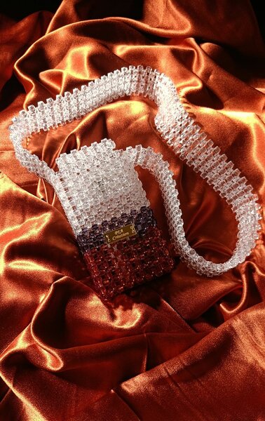 Sac en perles de qualité chic