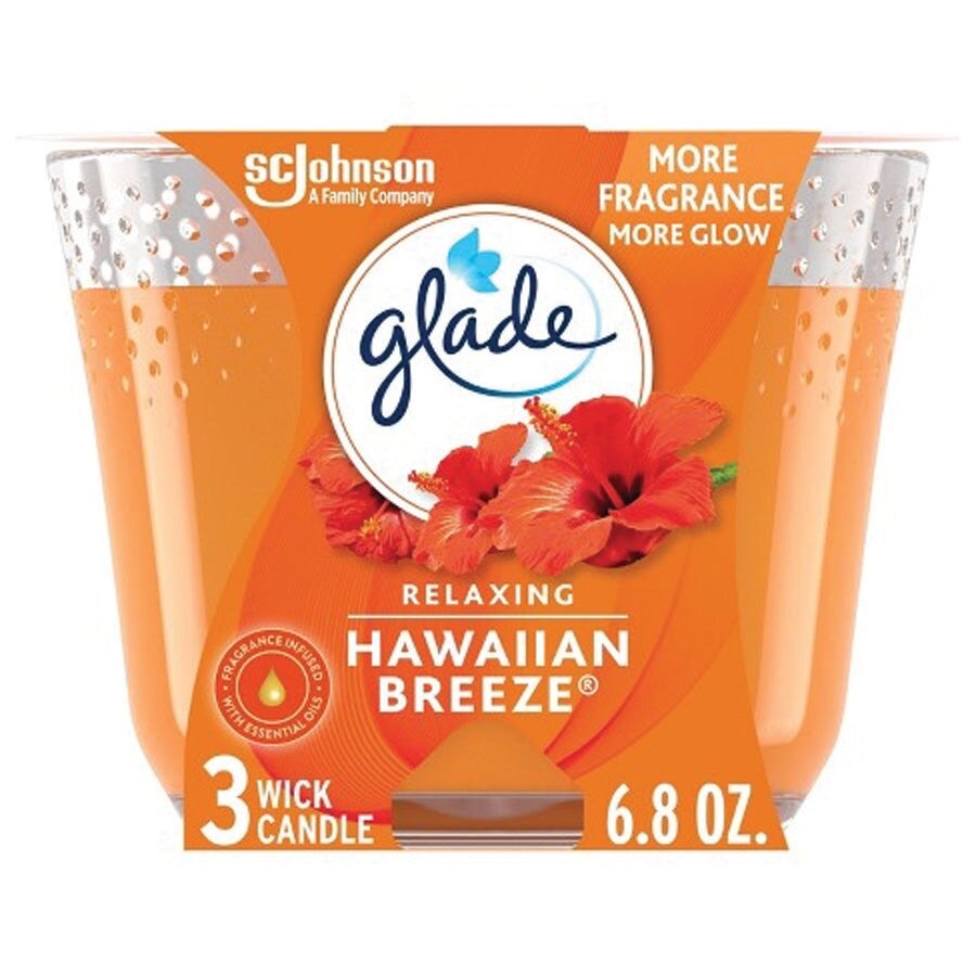 Bougie Parfumée Glade 3 Mèches
