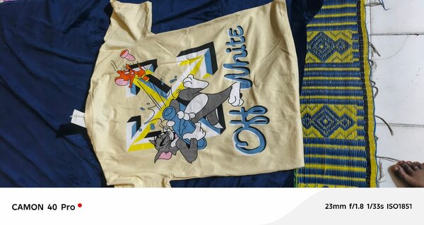 T-shirt Off-White Jaune